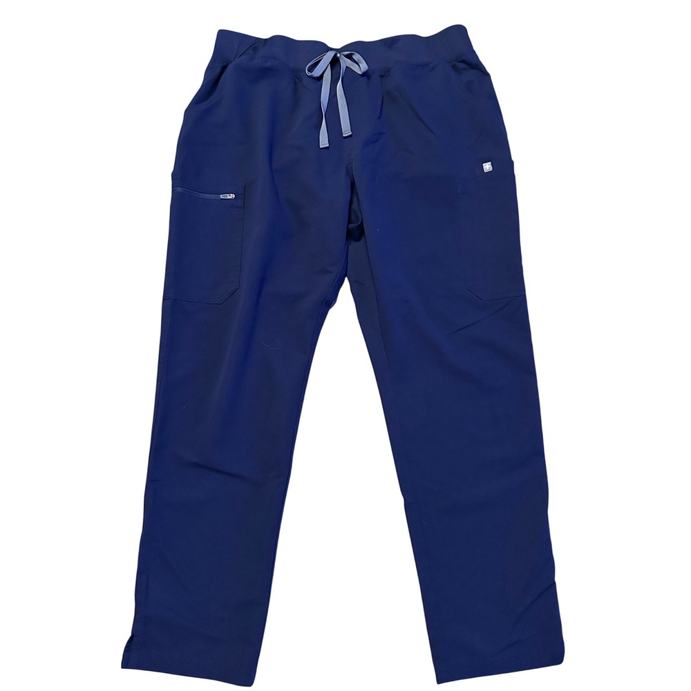 Figs Yola Skinny Scrub Pants NAVY BLUE XL